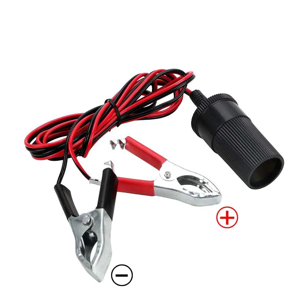 12 В автомобильный аккумуляторный зажим, зажим, гнездо для батарей, разъем для прикуривателя, адаптер для грузовика, аксессуары для мотоциклов