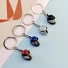 Men's Motorcycle Helmet Metal Keychain for Racing Events - Customizable Small Gift
