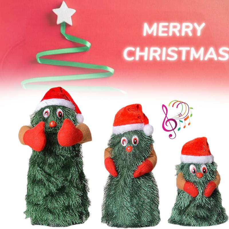 Дерево Электрическое Рождественское Вращающееся Танцующее Поющее Игрушки Кукла Подарок