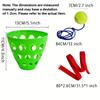 Eye Waist Coordination Swing Bucket Game Interactive Catch Balls Swinging Ball Game  Outdoor Toy