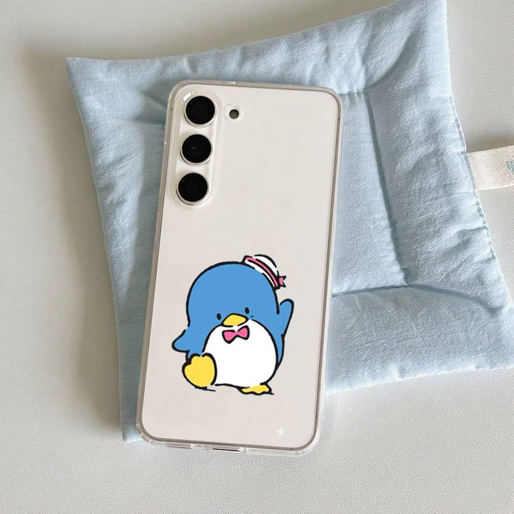 Милый Чехол-Смокинг Сэм для Samsung Galaxy S21 S22 S23 S24 S25ULTRA FE Ultra Plus5G A52S Прозрачный Чехол