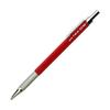 Механический карандаш Mitsubishi Pencil Field 2, Красный грифель M207001P.15, Наконечник 2,0 мм, Рифленая металлическая рукоятка