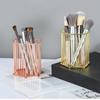 Настольный держатель для ручек, офисный школьный футляр для хранения, металлический, золотой, розовый, золотой ящик, настольная ручка, органайзер для карандашей, домашний декор, для хранения макияжа