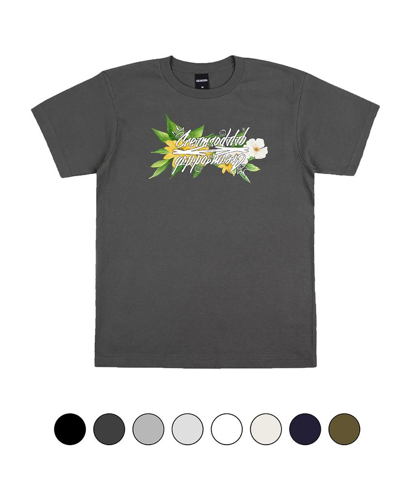 CREAM SODA LAB Crsdel Fantasy Flower Short Sleeve T-Shirt (Type A)
