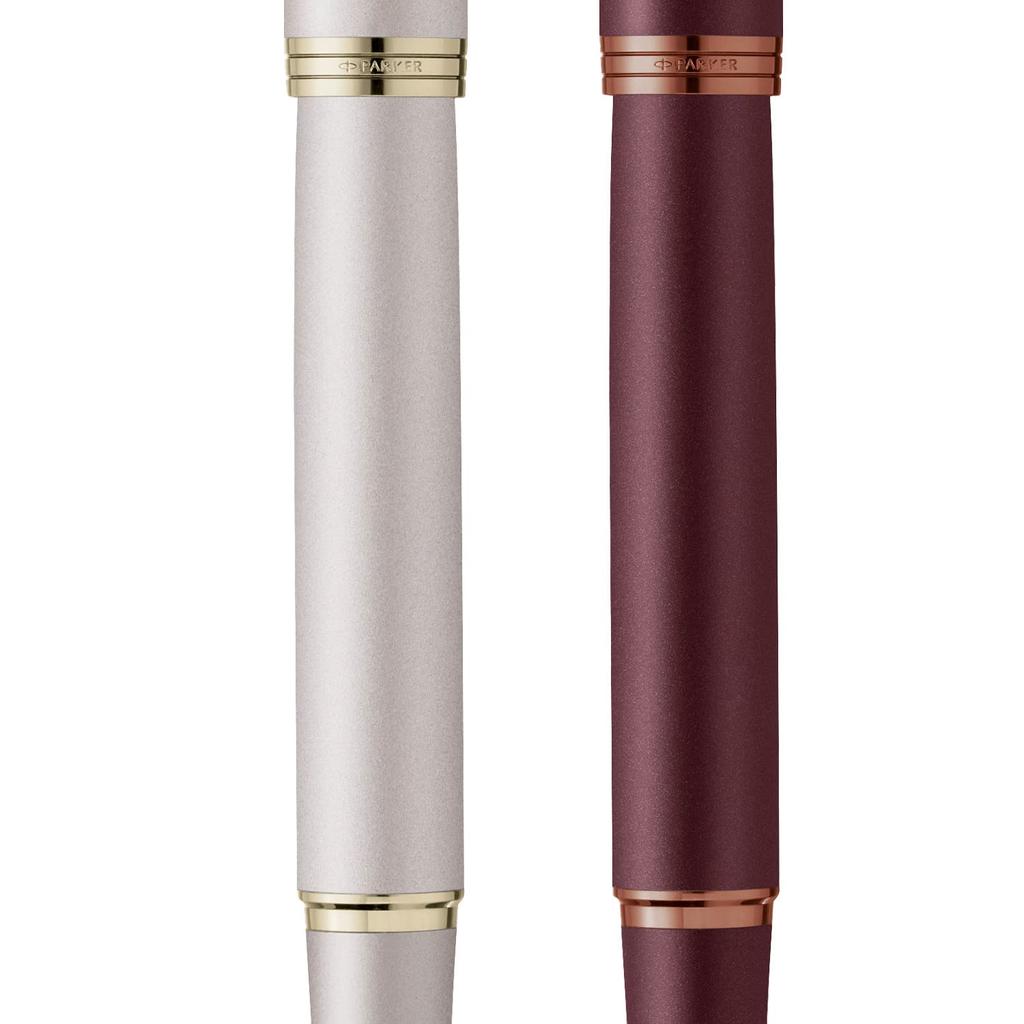 PARKER Fountain Pen IM Monochrome Champagne CHT Fine Point Gift Box Genuine Imported Product 2173271