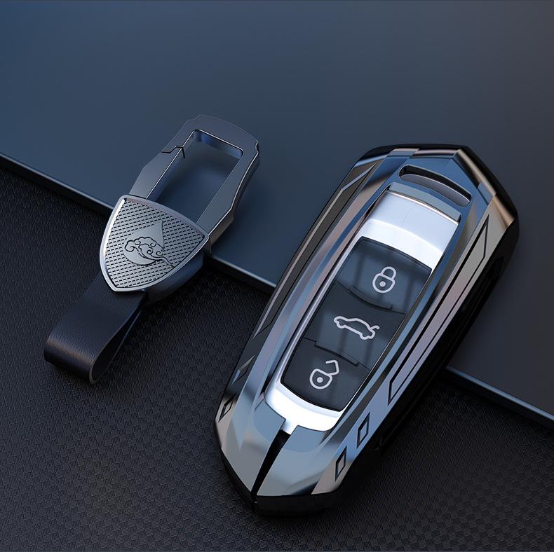 Чехол для ключа Geely: Emgrand, Boyue, Coolray, Xingrui, GS, Binyue Pro, Xingyue L, Binrui, Icon, Vision X6