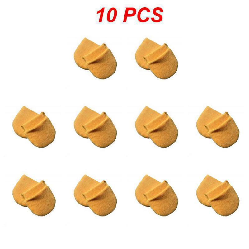 10/20/30PCS Car Gold Plating Beauty Sponge Cover Reusable Practical Oval Car Supplies Polishing Waxing Sponge Durable