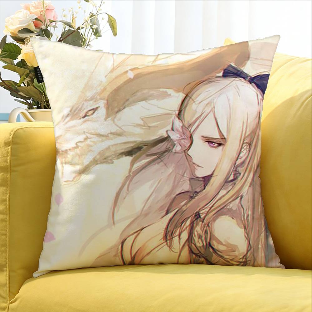 Game DDrakengard Zero Various Sizes Square Pillow Case For Car Home Bedchamber Decor