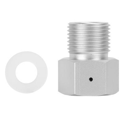 Адаптер-переходник из алюминиевого сплава с внутренней резьбой TR21-4 на наружную резьбу W21.8-14 для Sodastream