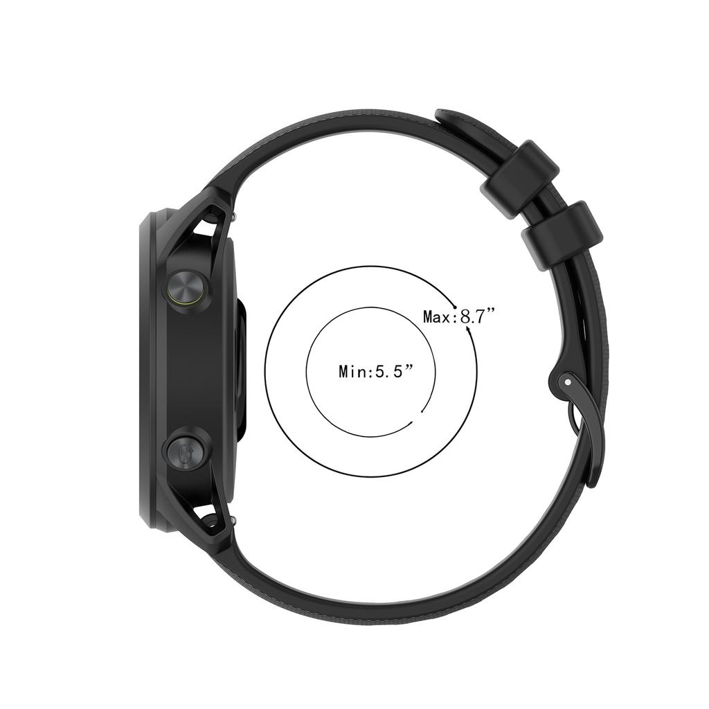 Силиконовый ремешок для Garmin Forerunner 745 силиконовый браслет Быстросъемный для Garmin Forerunner 745 22 мм спортивный силиконовый ремешок