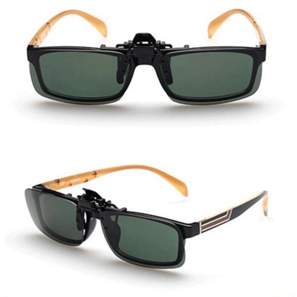 Day Night Unisex Flip-up Clip On Vision Lens Fashion Driving Sunglass Maxnina Glasses Accessories