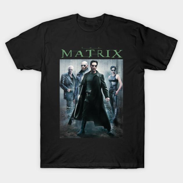 Asian Size Cotton Unisex Tshirt Print T-shirt The Matrix (1999) T-shirt No-Cut Print Regular Fit