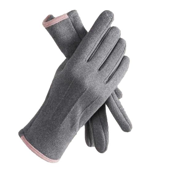 Women Winter Thermal Gloves Fleece Lined Touch Screen Gloves Warm Windproof Gloves for Texting Cycling Driving Outdoor Work