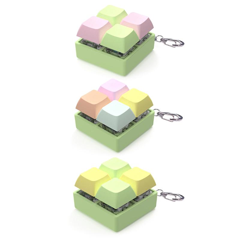 Творческие колпачки для клавиатуры Fidget Toy Брелок для снятия стресса на вечеринке DIY колпачки для клавиатуры Игрушечные колпачки для клавиатуры Fidget Keychain