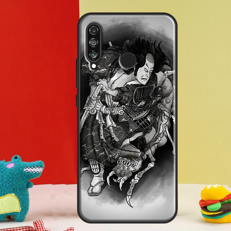 Японский стиль Самурайское искусство Для Huawei Nova Y91 Y90 Y60 Y70 Y72 Y61 9 10 SE 12i 12s 11i 5T P60 Pro P20 P30 P40 Lite Чехол