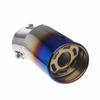 Stainless Steel Colorful Car Rear Round Tailpipe End 85X63Mm