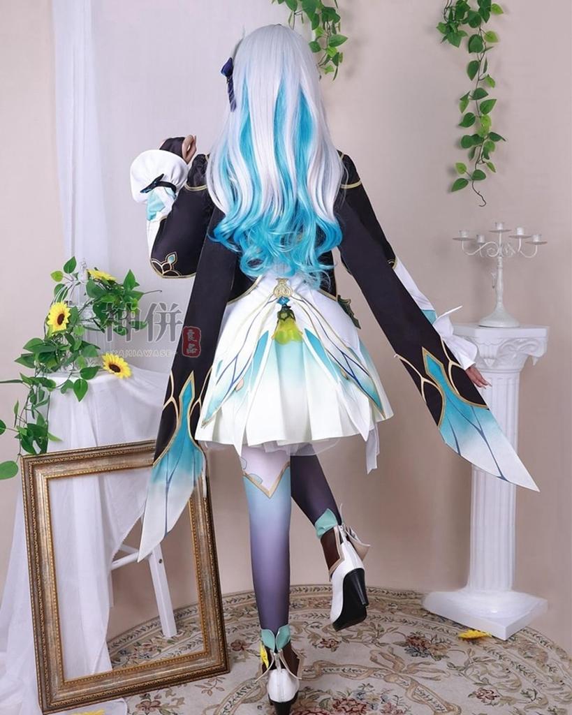 Косплей Firefly с париком Star Rail Косплей Костюм Взрослый Костюм Культурный Фестиваль Событие Костюм Сценическая Одежда Косплей Firefly Парик [Kamizu Ryohin]