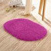 Yousheng Водопоглощающий овальный плюшевый нескользящий напольный коврик для гостиной