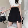 2024 Autumn/Winter Plus-Size High Waist Anti-Exposure Short Black Slim Skirt