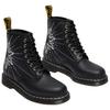 Доктор. Ботинки Dr. Martens 1460 Solar Flare Кожаные на шнуровке Унисекс Черные 41813001
