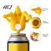 Spray Can Nozzle 1/2Pcs Human Body Nozzle, 3D Printed Men Decorative Squirter Tip for Bottle, Reusable Attachment Head