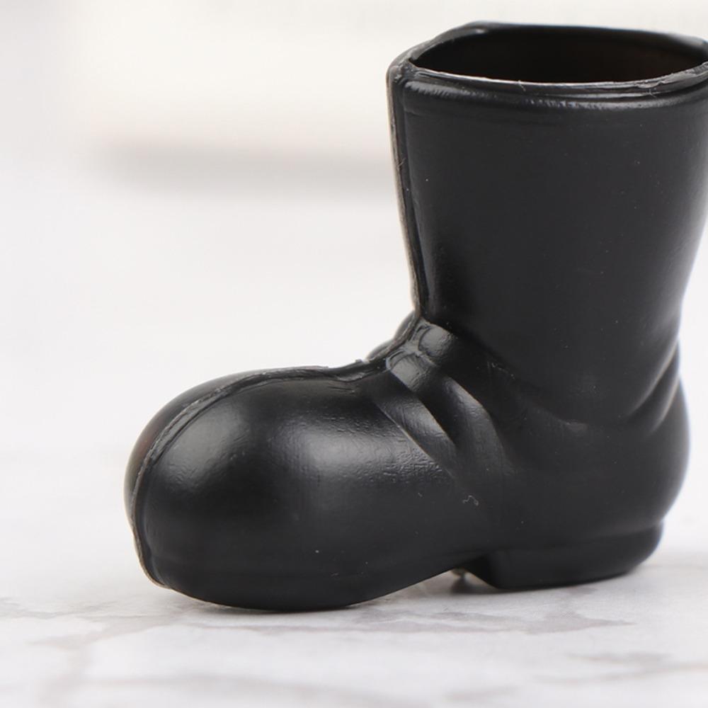 Обувь Санта-Клауса с большим пальцем на ноге, модель рождественских сапог, миниатюрная дождевая обувь для кукольного домика, поделки