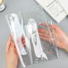 Waterproof PVC Protective Notebook Sleeve for A6 A5 Diary Journal Planner Dustproof Transparent Cover for School Office