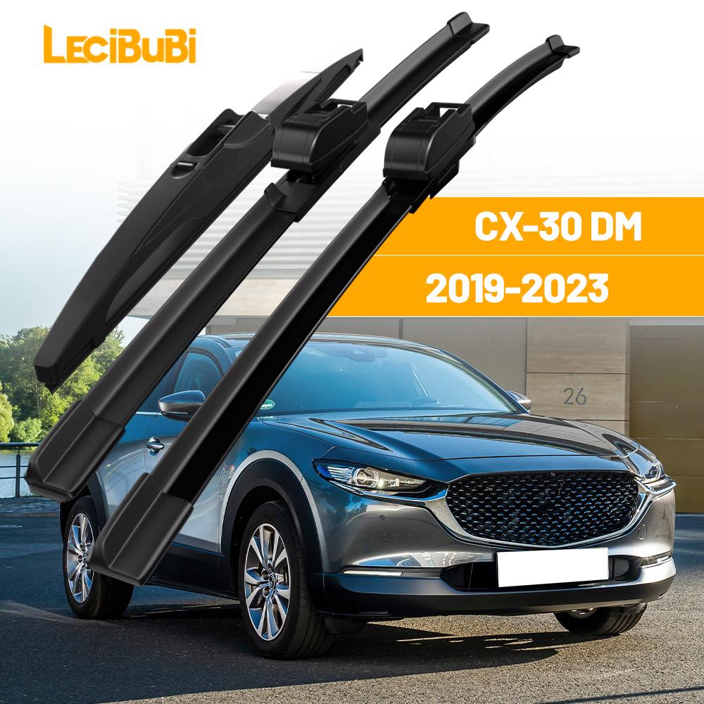 For Mazda CX-30 DM 2019-2023 1set Front & Rear Windshield Wiper Blades Windscreen Wipers 2020 2021 2022 Accessories