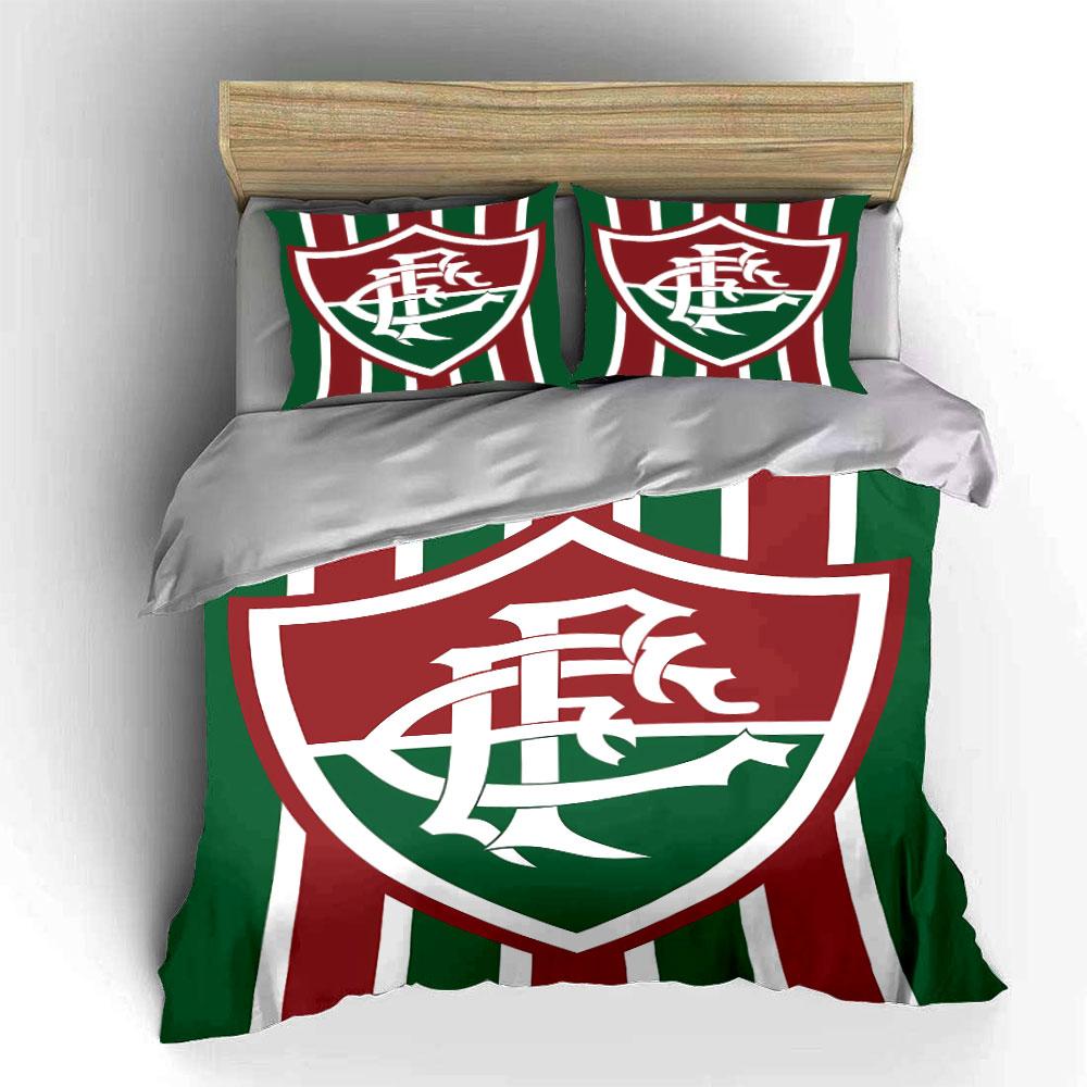 Red-Green Shield Print Bedding Bedding Duvet Cover Set Duvet Cover Pillowcases (1 * Duvet Cover 2 * Pillowcases, without duvet insert)
