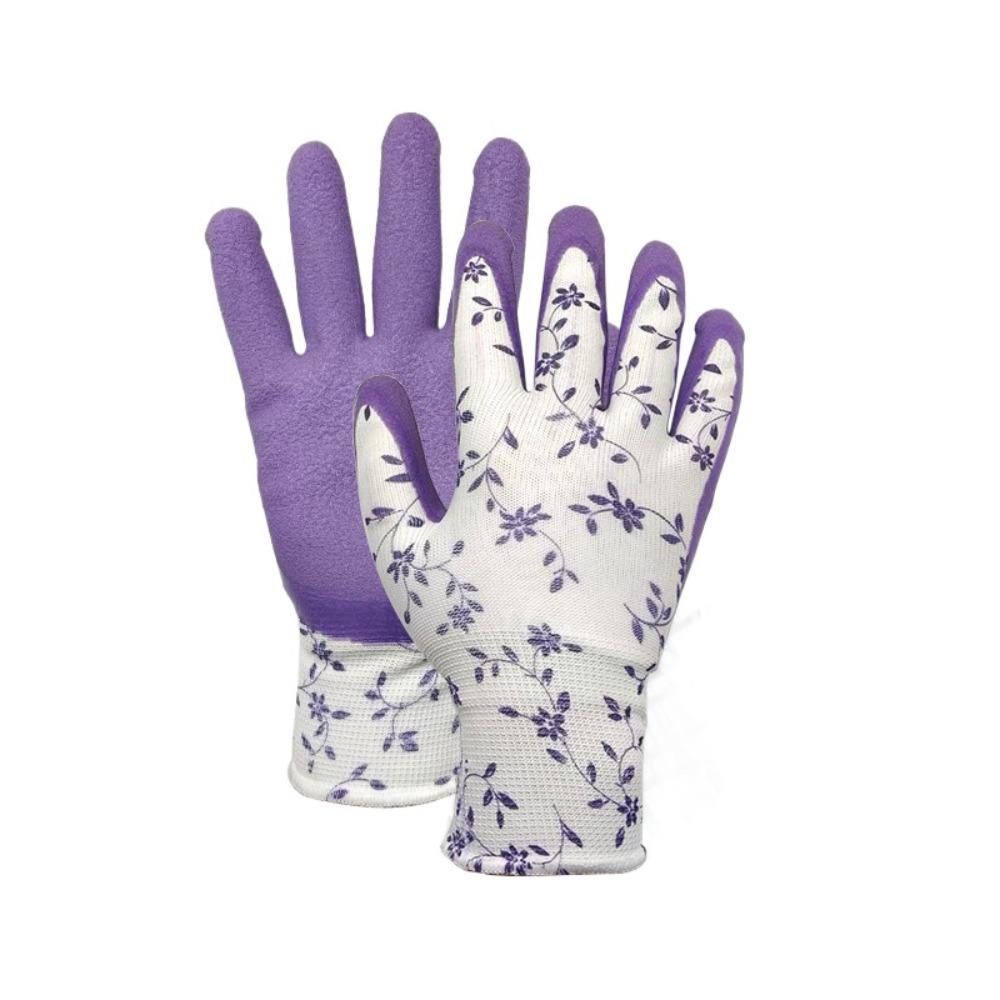 3Pairs Comfortable Gardening Gloves Breathable Working Glove Durable Latex Foam Gloves Outdoor