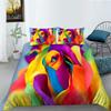 3D Flower Series Bedding Set Flower Pattern Quilt Cover Pillow Case 2 or 3 Pieces Microfiber Fabric Soft and Comfortable Home Decoration