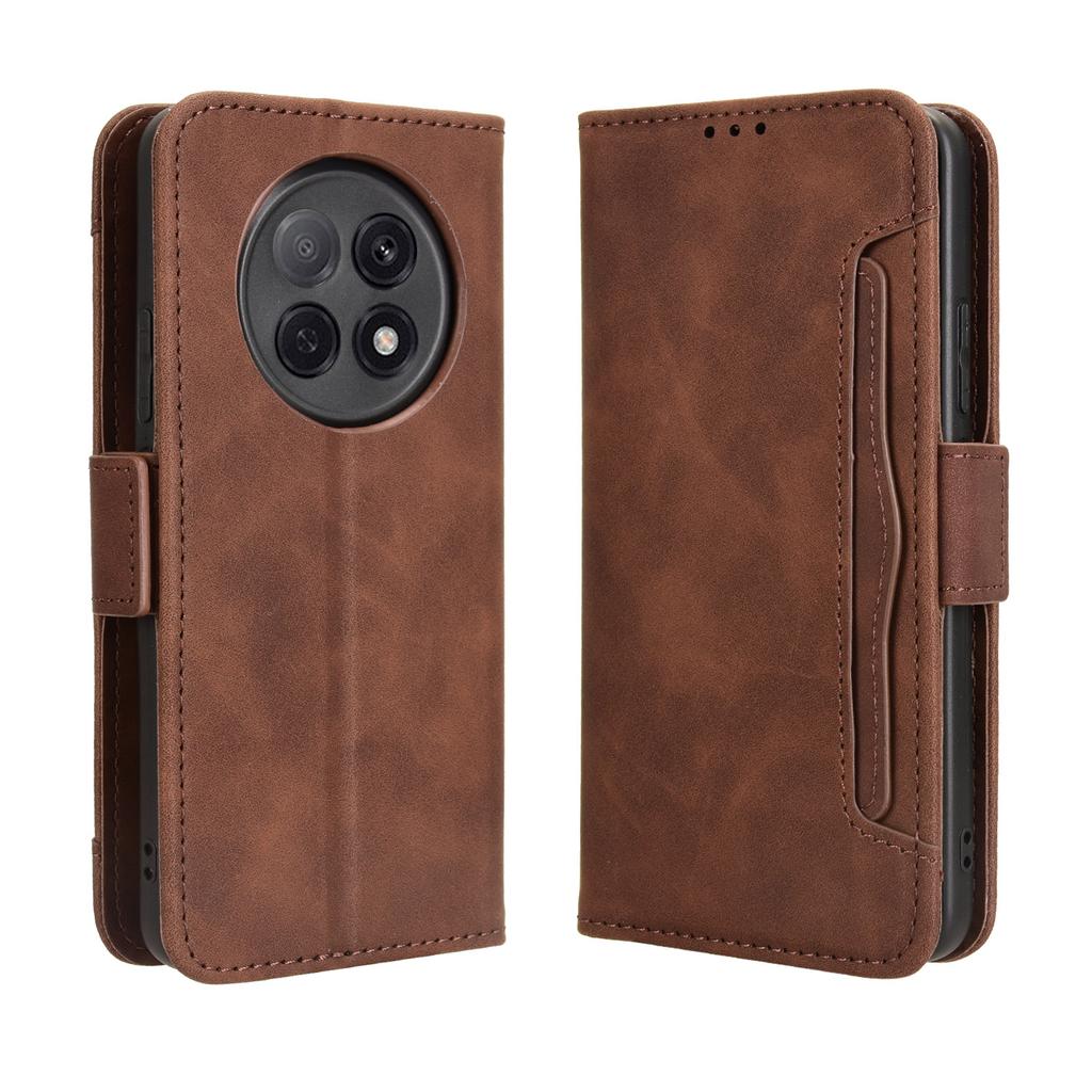 For Oppo A5 Pro 5G (China)/Oppo F29 Pro 5G (Global) Leather Case Phone Wallet Cover with Multiple Card Slots