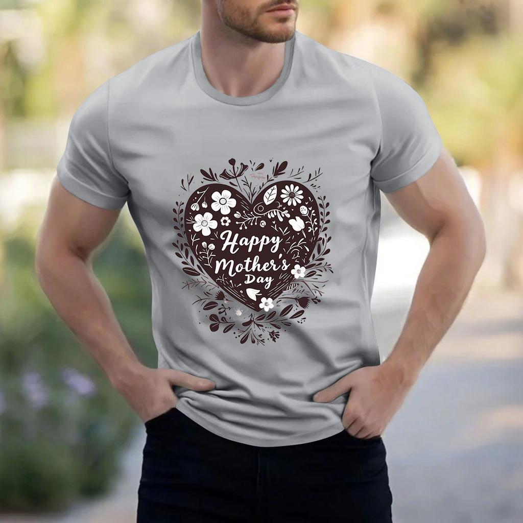 Men's Stand Collar Short Sleeve Shirt Loose Leisure Holiday Shirt Man