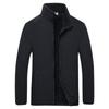 Men's Warm Windproof Fleece Jacket - Thick, Loose-Fit Polar Fleece Cardigan for Autumn and Winter.