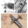 Вторая мировая война 1/48 P51 BF109 Hurricane Spitfire Истребитель Военный MUSTANG Истребитель 4D Сборная Модель Самолета Пластик DIY Головоломка Игрушка Подарки