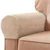 SSH 2Pcs Sofa Arm Protector Anti-Slip High Elastic Polyester Soft To Touch Armrest Slipcover Household Supplies
