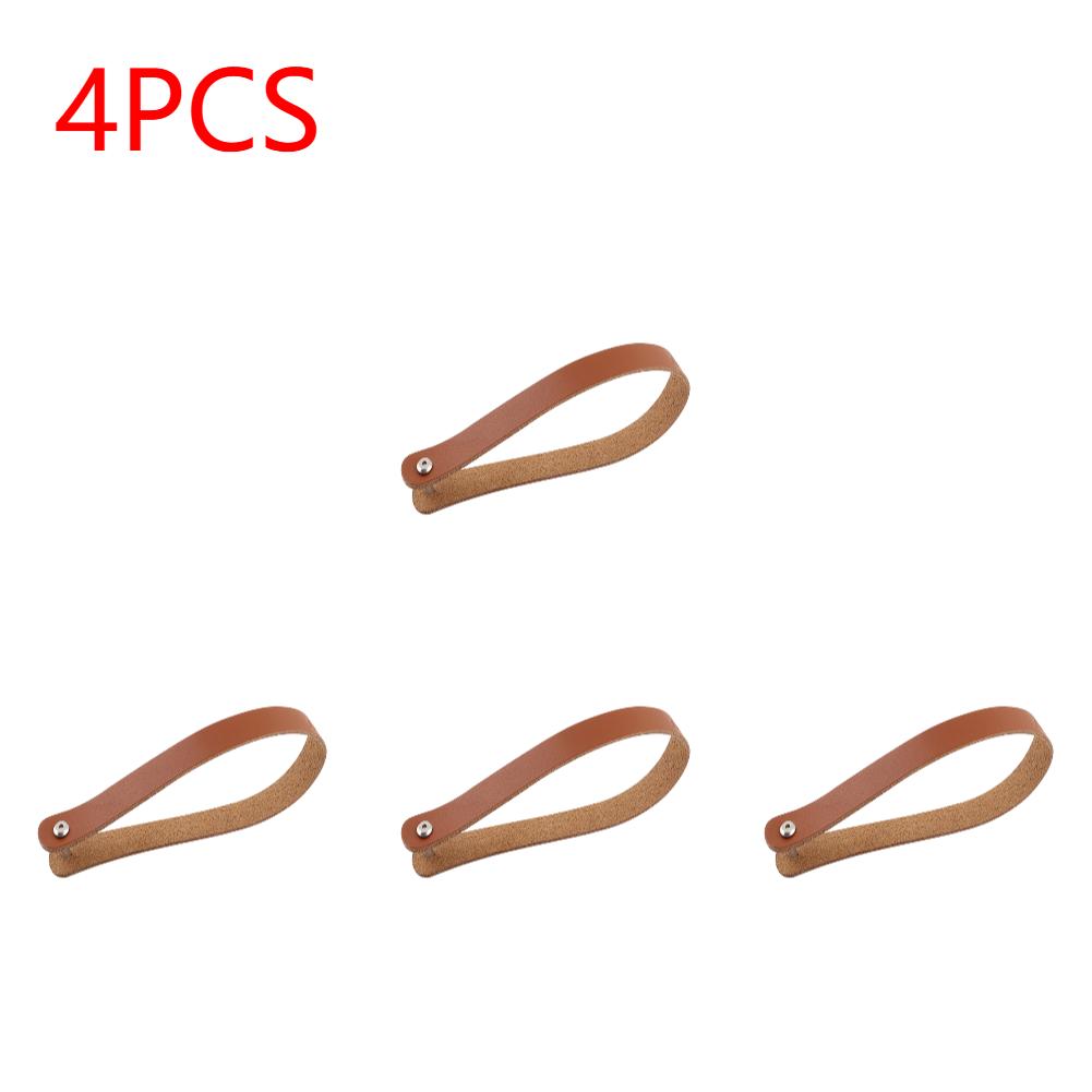 1/2/3Pcs Foldable Front Bag Quick Release Cowhide Handle Pull Ring Belt For Brompton Folding Bike Carrier Bicycle Accessories