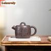 200 мл ретро-чайник из фиолетовой глины Исин, ручной работы, горшок в форме слона, сырой руды, гипертермический чайник из лазурной грязи с ситечком, чайный сервиз Zisha