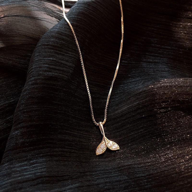 Золотое колье-боб из слитков - Нержавеющая сталь, Нишевый дизайн, Простая цепочка для ключиц, Универсальная модная бижутерия