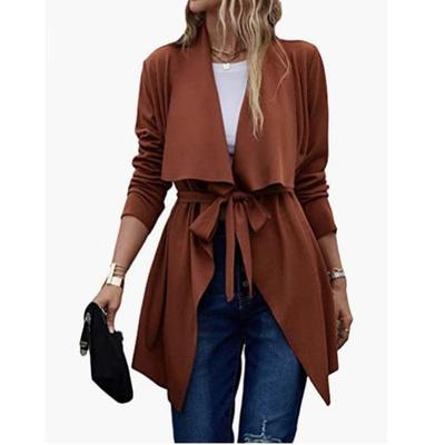 Весенне-осенняя женская куртка на талии со шнуровкой, ветровка, солнцезащитная одежда