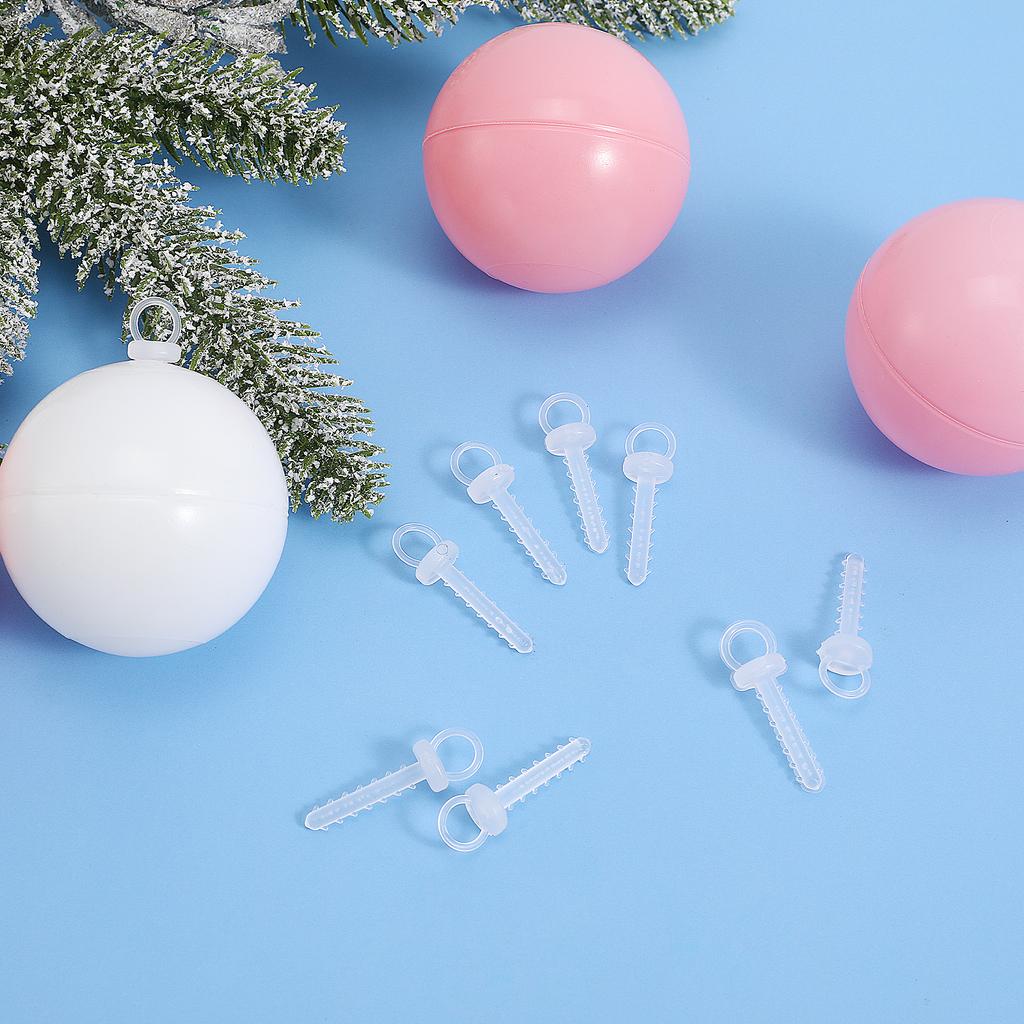100 шт. Колпачки для шаров Декоративные Рождественские Подвесные Шары DIY Набор Держатель для творческих подвесок Елочные Шары Аксессуары Шары-Подвески Колпачки