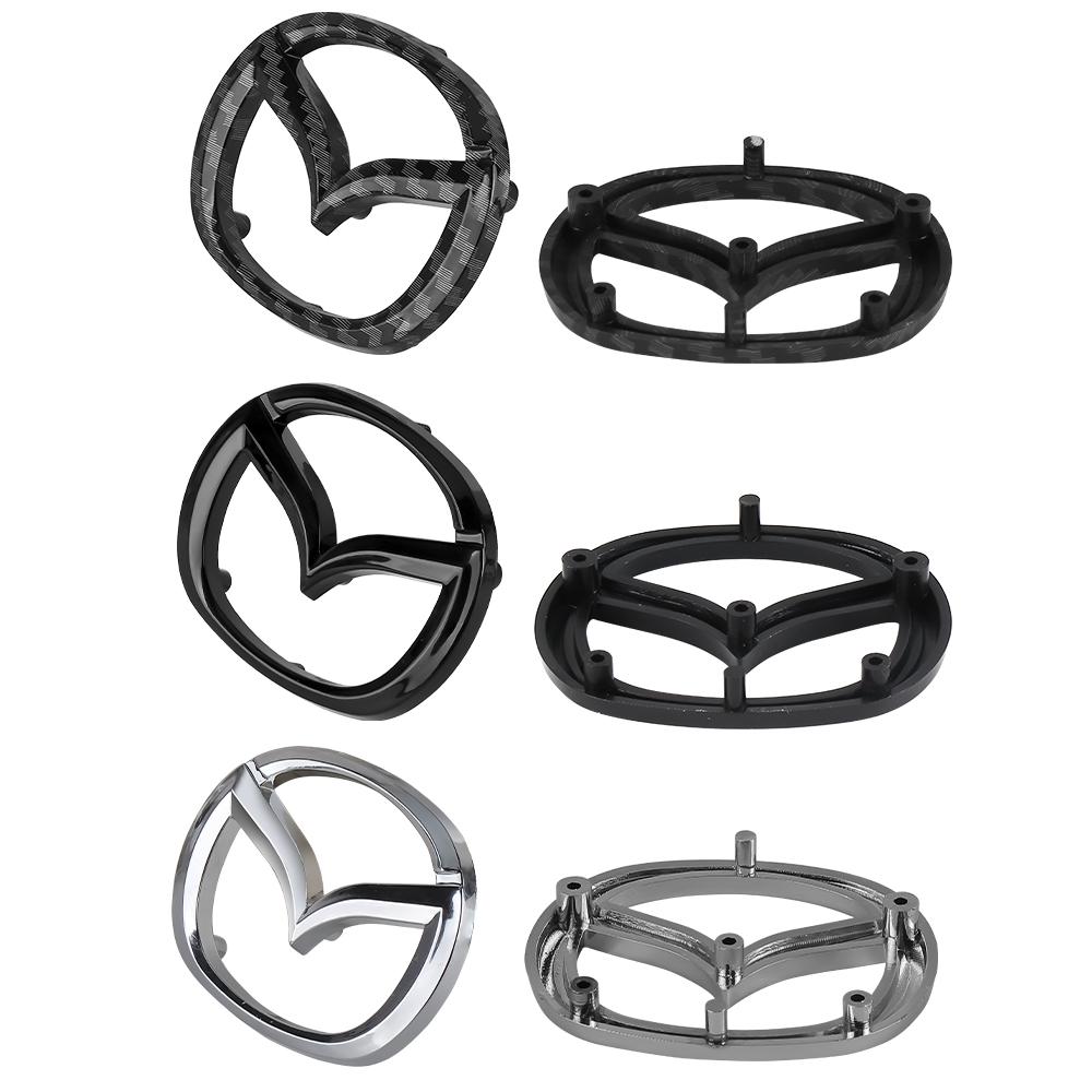 57x46MM Car Steering Wheel Center Badge Replacement ABS Emblem for Mazda CX4 CX5 RX7 Atenza Axela 3 2 5 CX3 MX3 MX5 CX9 CX7 RX8