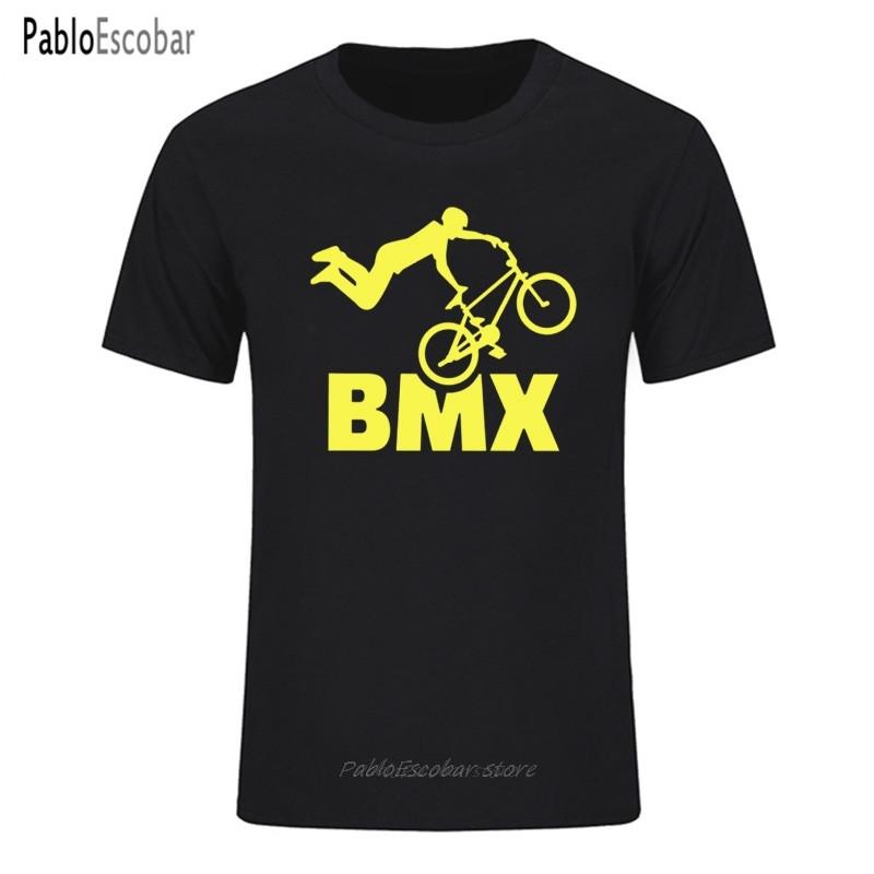 Newest Arrival Cool Design BMX BMXFreestyle Bicycle Motocross T Shirt Unisex Fashionable Short Sleeve Unisex Unisex T-shirt