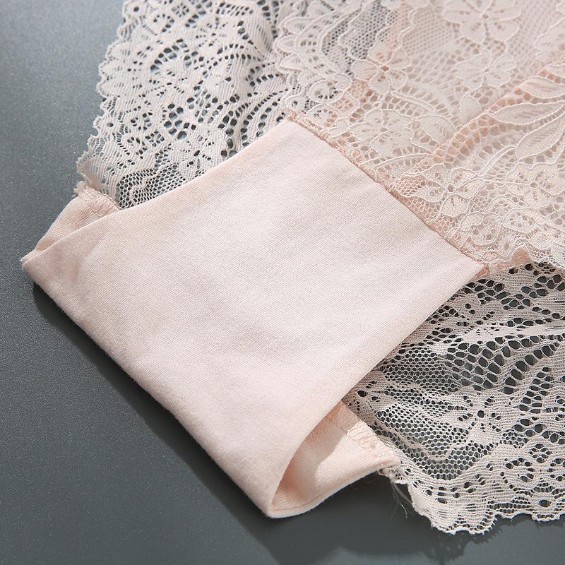 CFSC женское нижнее белье большого размера, однотонное нижнее белье с принтом, кружевные трусики большого размера