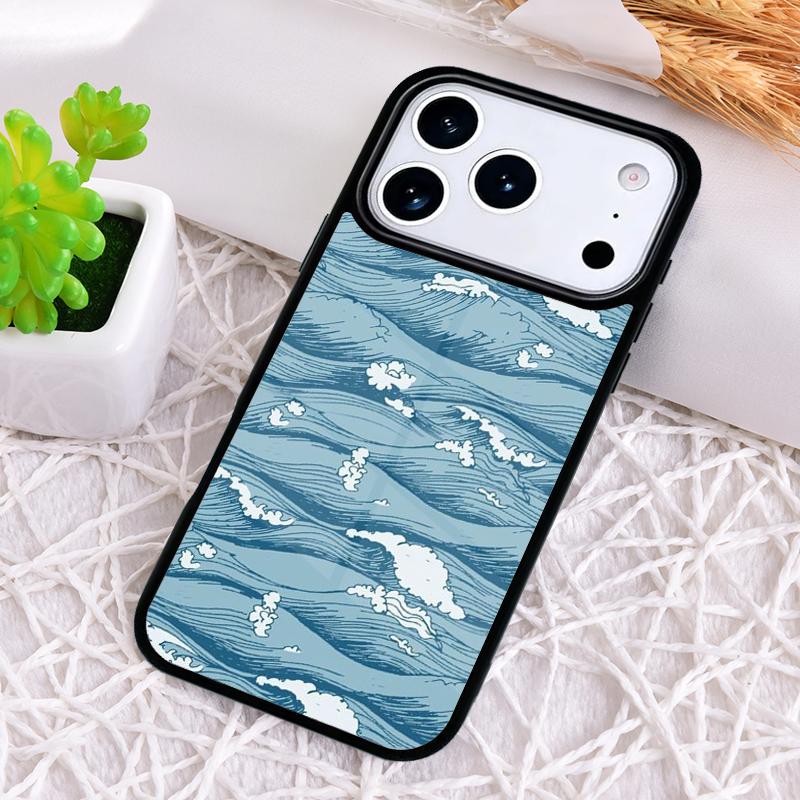 Большая волна у Канагавы Ударопрочный чехол для телефона для iPhone 17 Air 16e 15 11 12 14 13 Pro Max Обложка Coque