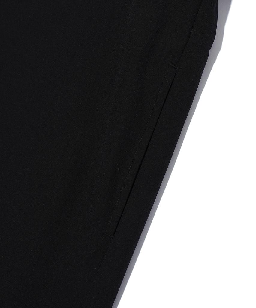 Dist Nine String Short Sleeve Collared Dress Black (Lp2Of220-076)