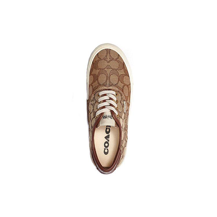 Coach CitySole Низкие кеды для скейтборда Женские Хаки C2705-KHA