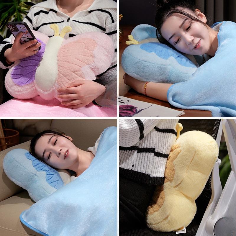 Милая подушка-бабочка для девочки Милая подушка-бабочка Прикроватная подушка Флисовая игрушка Оригинальный домашний подарок для студента