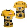 German Flag Print T Shirt For Men Fashion National Emblem Pattern Oversized T-shirts Casual O-neck Short Sleeve Tops Summer Tees