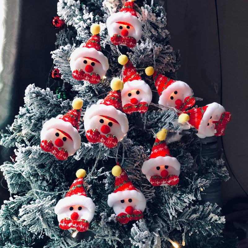 Christmas Snowman Led String Light Energy-saving Christmas Tree Lantern Ornaments For Home